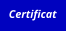 Certificat