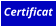 Certificat