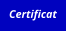 Certificat