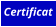 Certificat