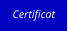 Certificat