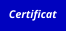 Certificat
