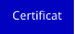 Certificat