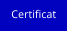 Certificat