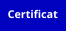 Certificat